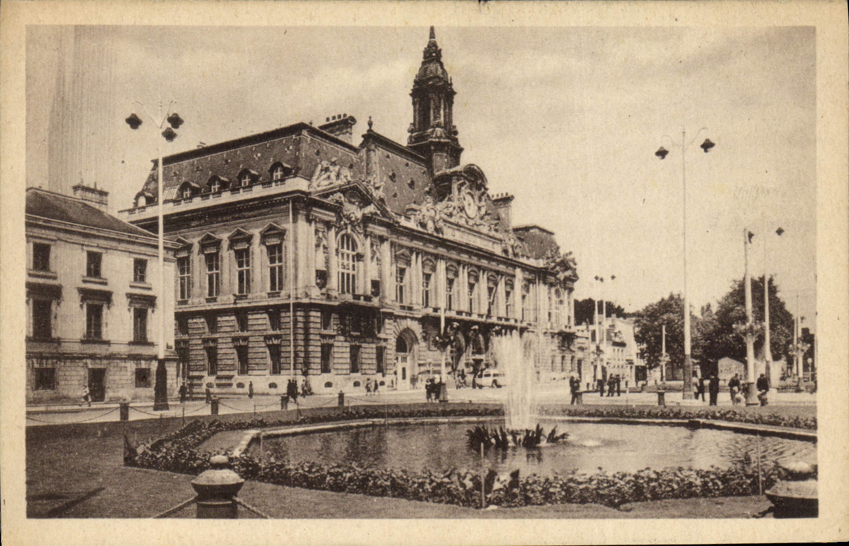 CPA Tours l'Hotel de Ville 