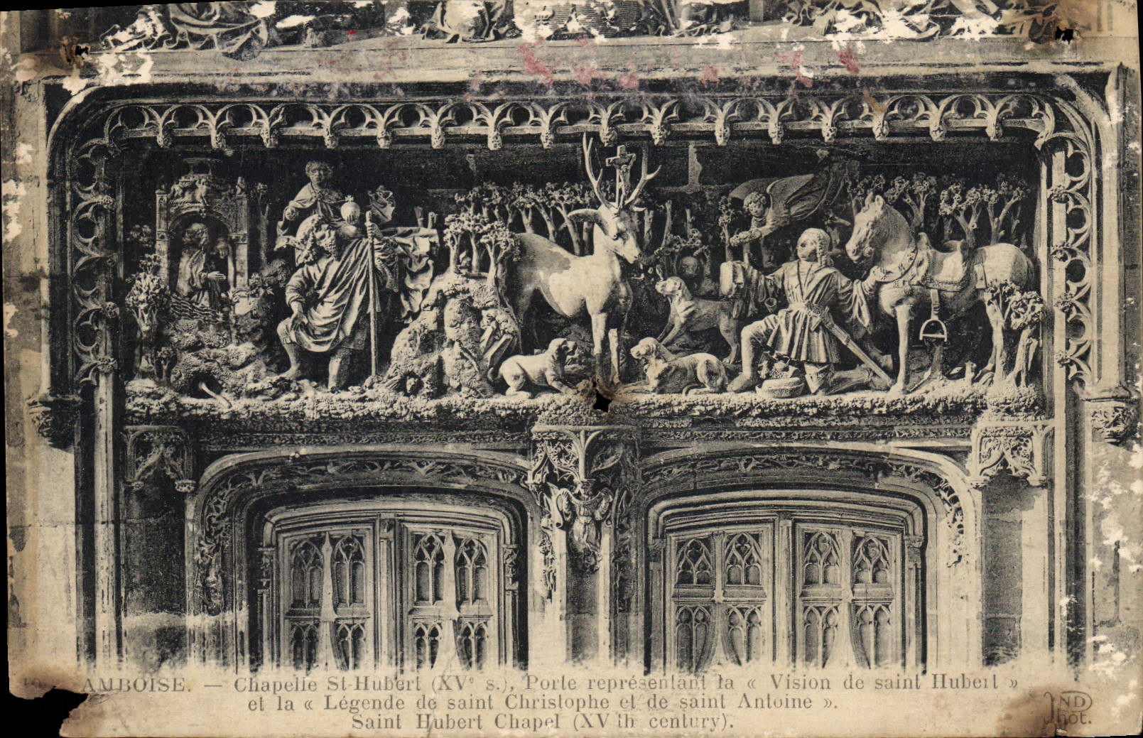 CPA Amboise Chapelle St Hubert 