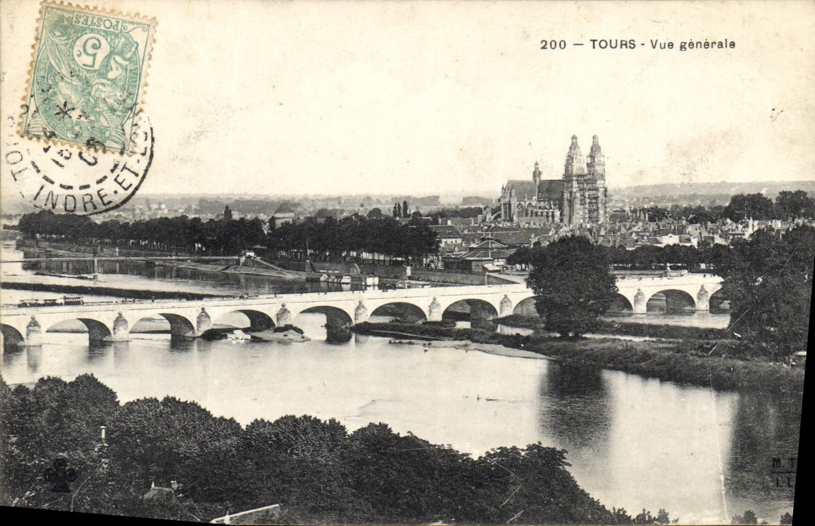 CPA Tours Vue Generale 