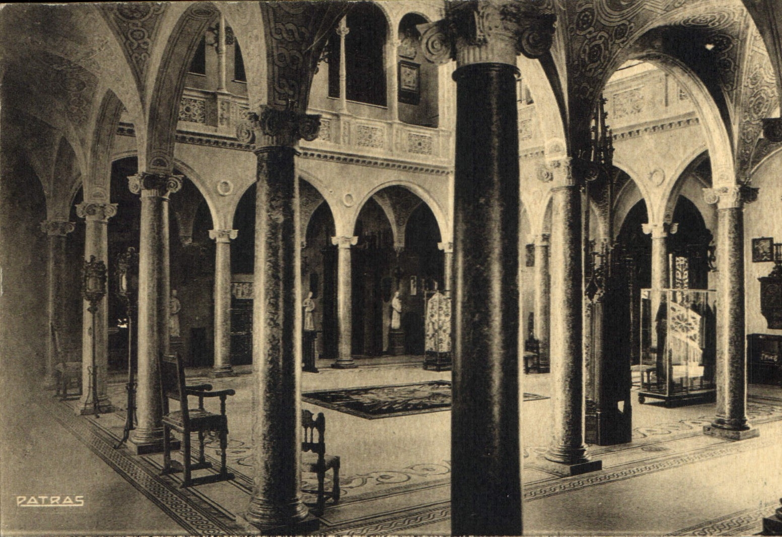 CPA Musee ile de France Saint Jean Cap Ferrat Hall Central