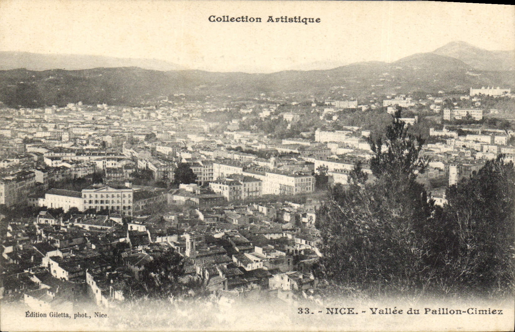 CPA Nice Vallee du Paillon Cimiez