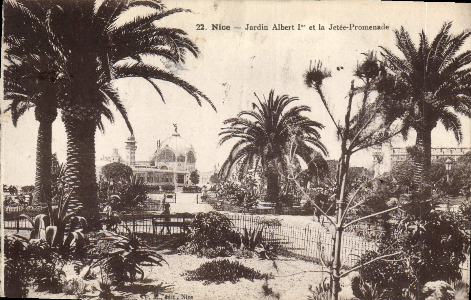 CPA Nice Jardin Albert I et la Jetee Promenade 