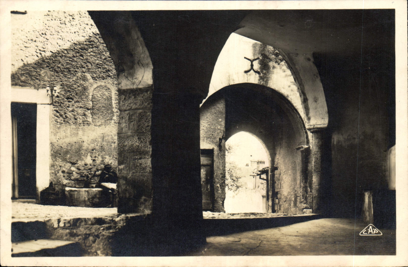CPA Cagnes Sur Mer Vieux Portail de l'Eglise 