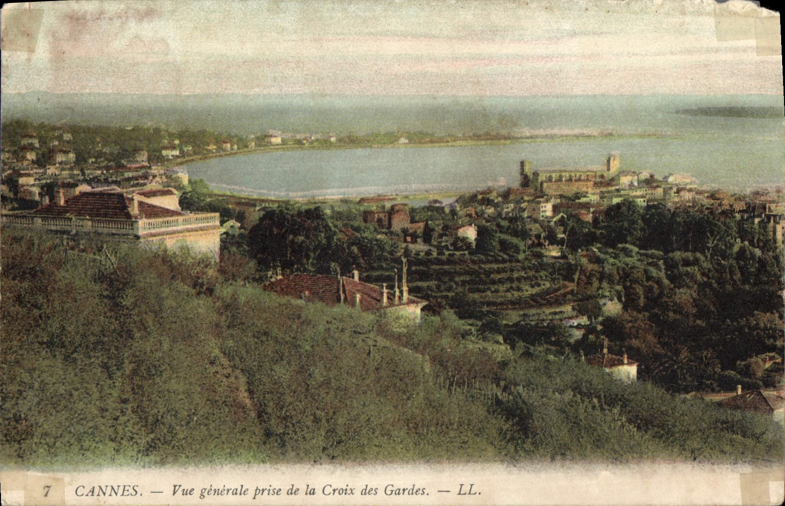 CPA Cannes vue generale prise de la Croix des Gardes 