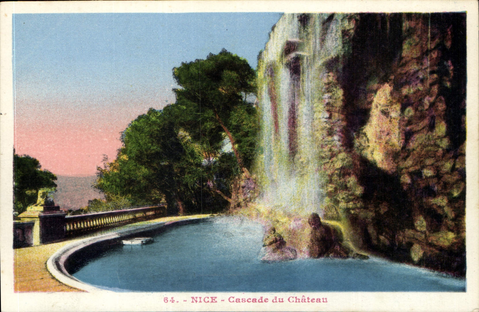CPA Nice Cascade du Chateau 