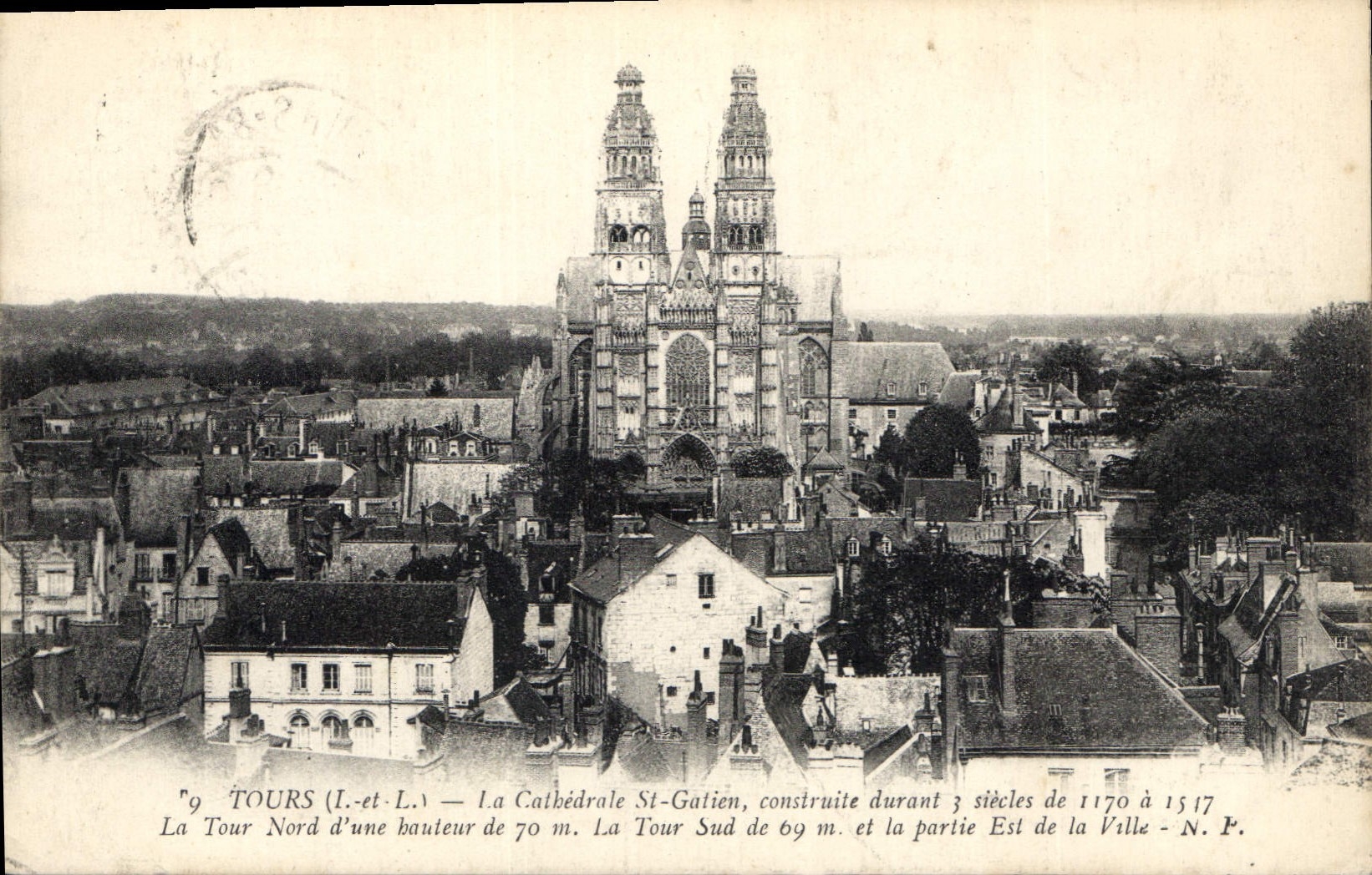 CPA Tours La Cathedrale St Gatien 