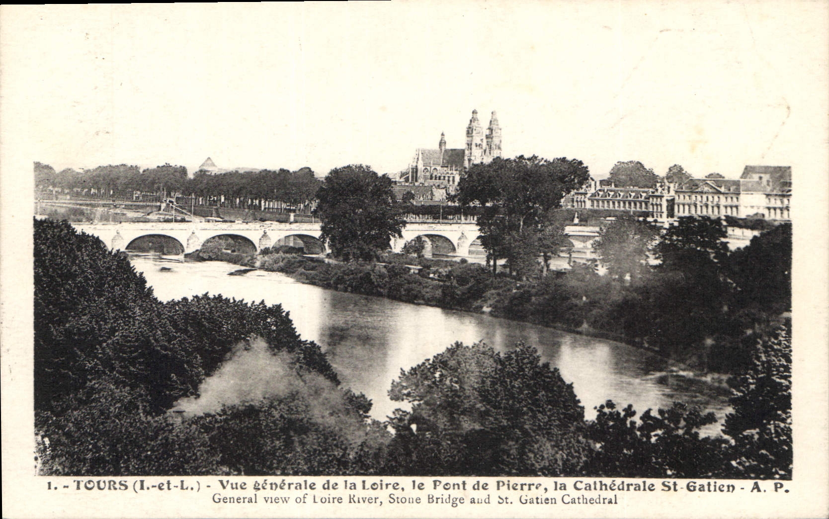 CPA Tours Le Palais de Justice 
