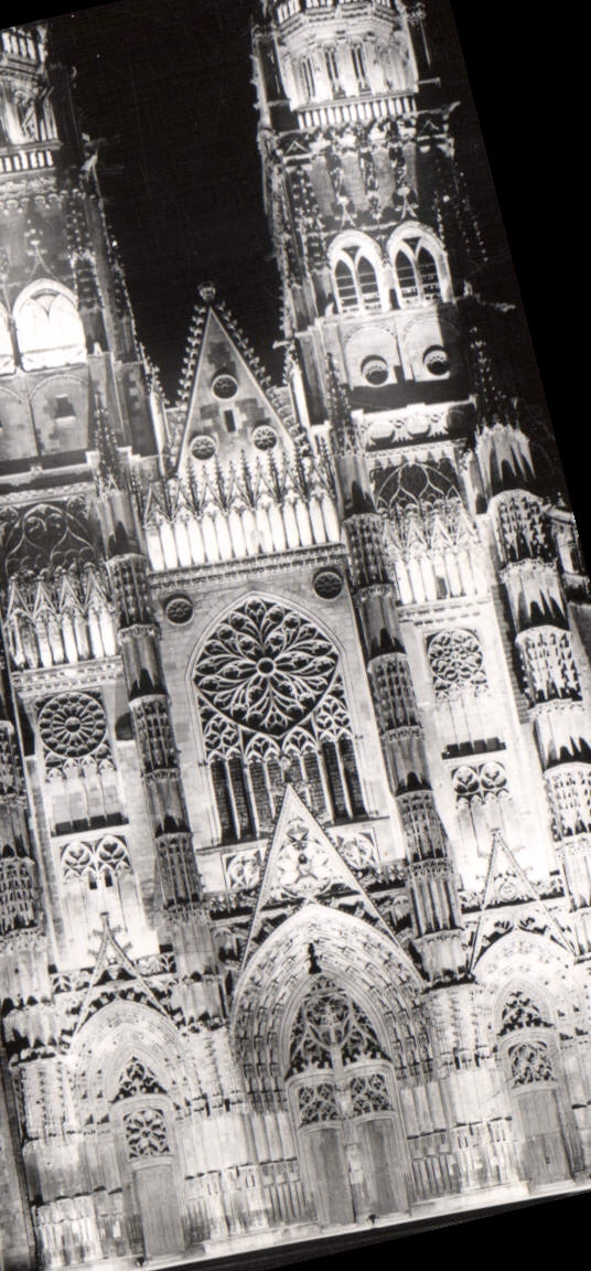 CPA Tours La Cathedrale St Gatien Illuminee 