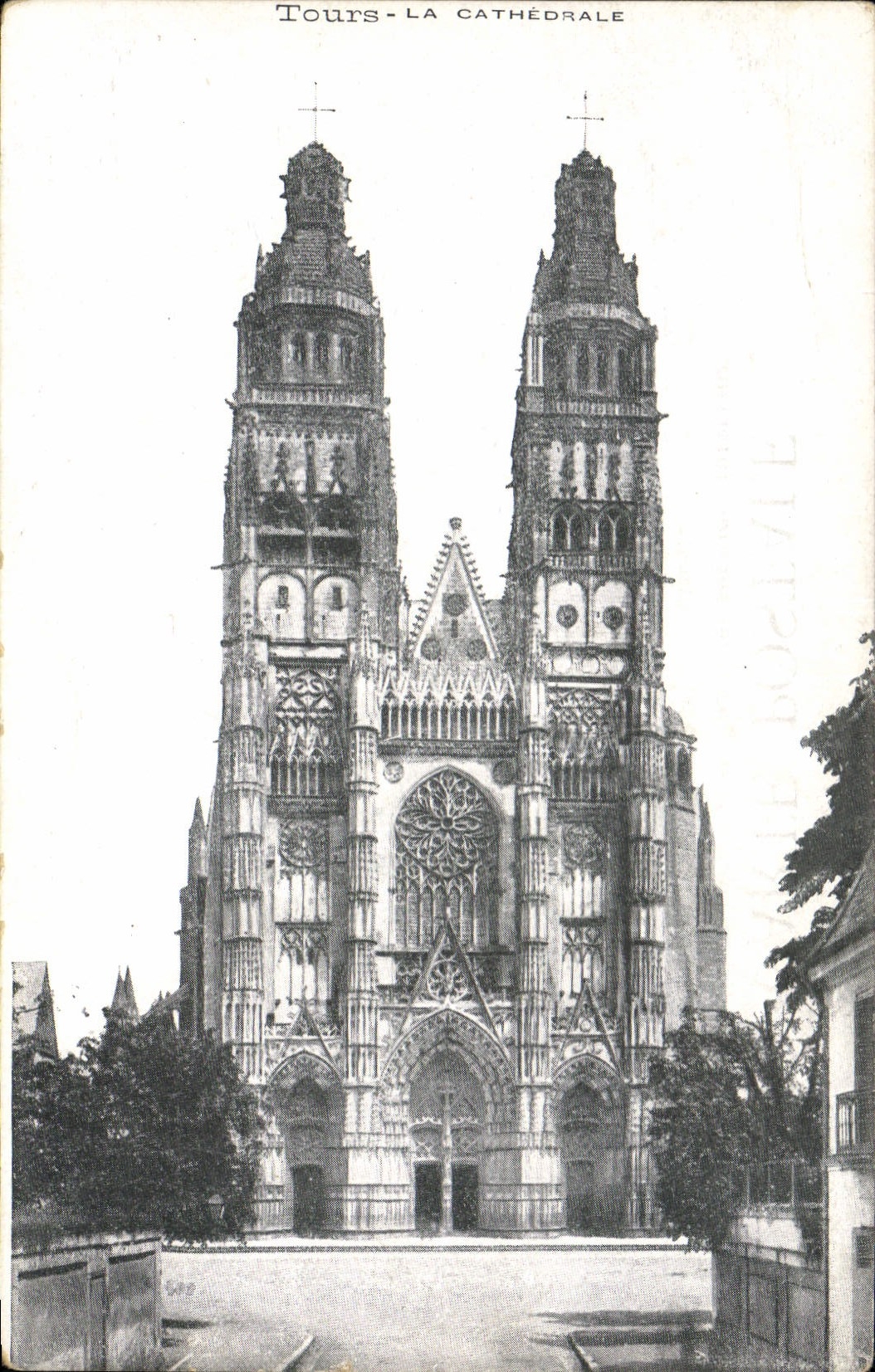 CPA Tours Cathedrale 