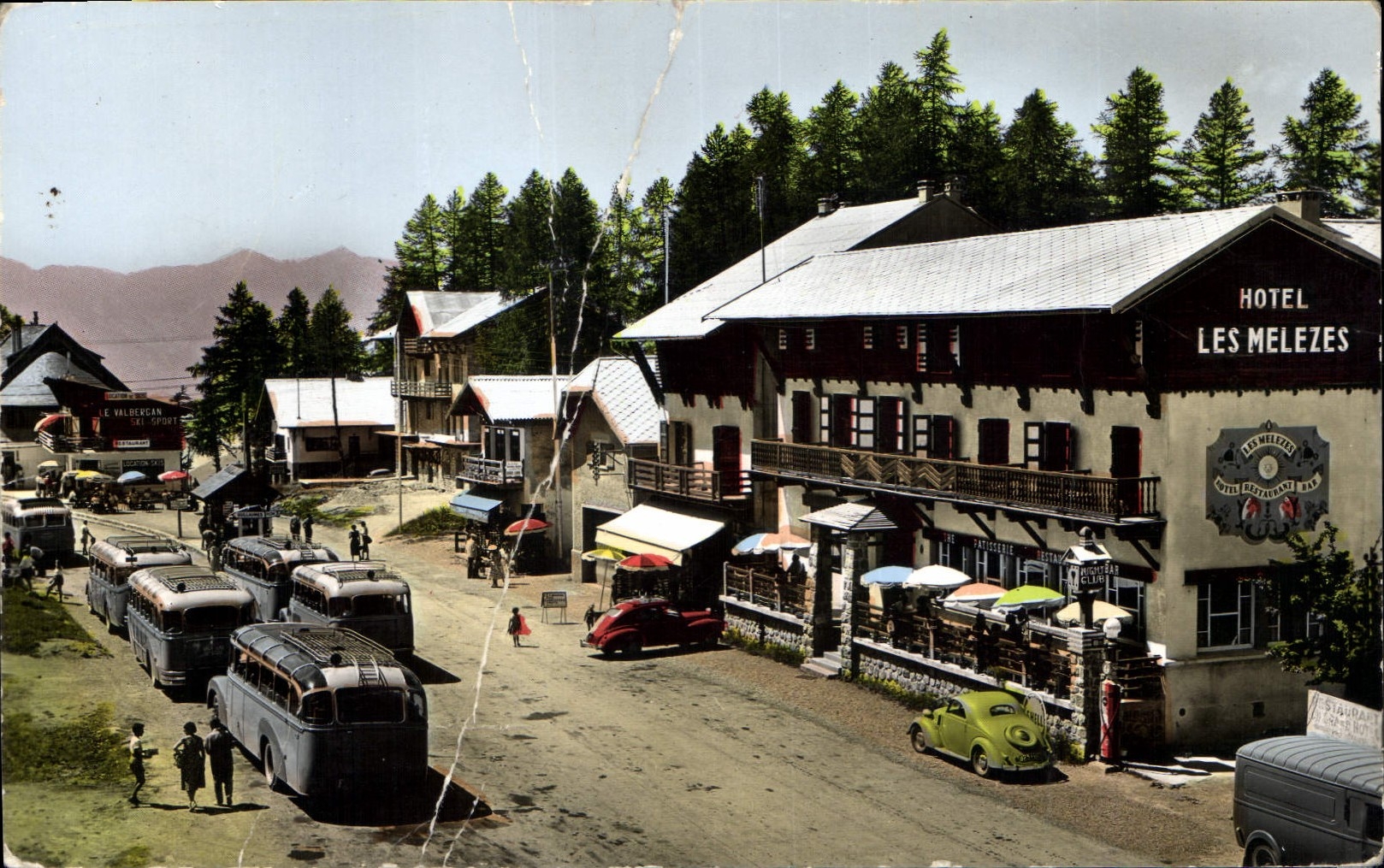CPA Valberg Le Centre du Village 