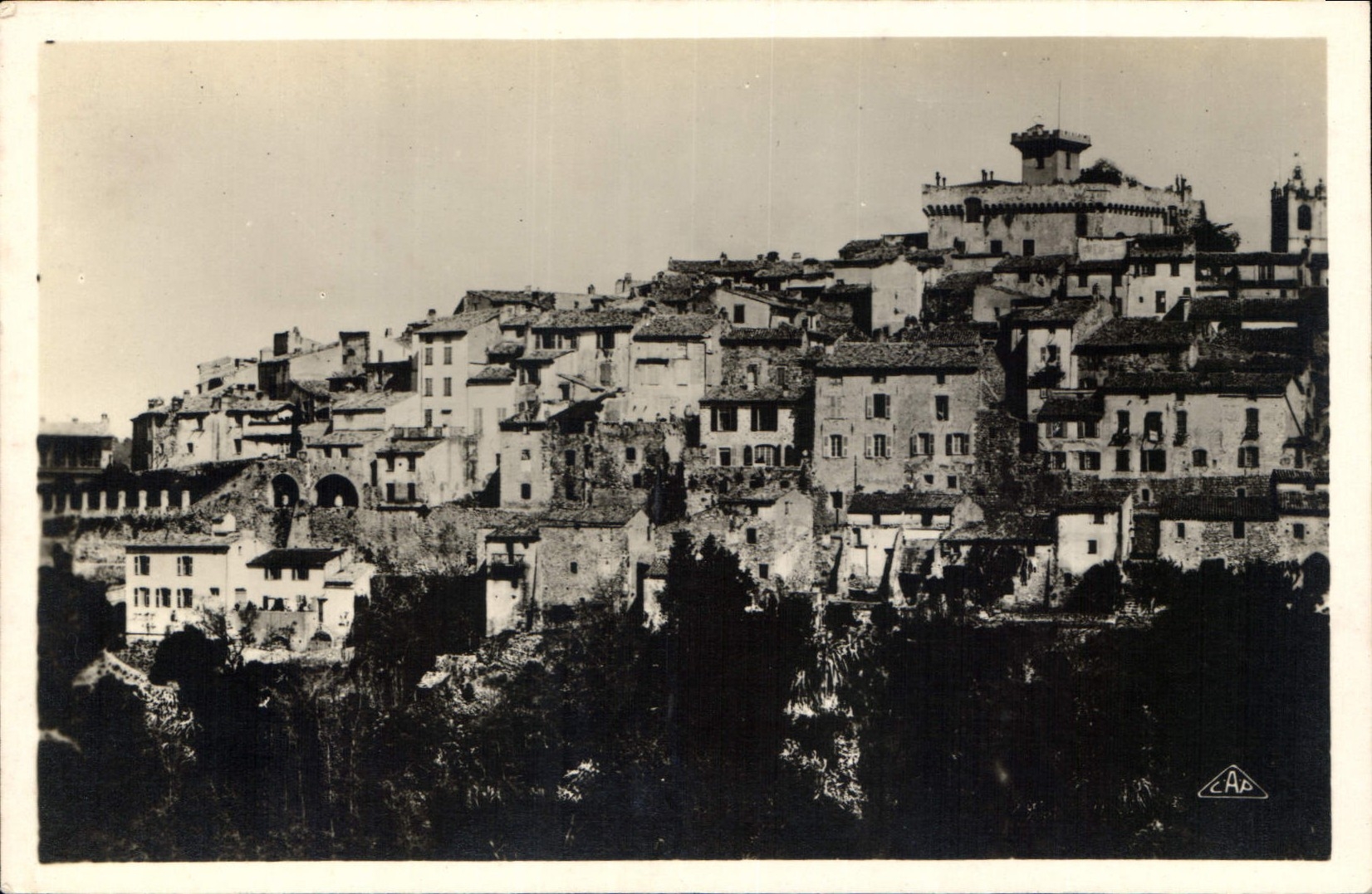 CPA Cagnes Sur Mer vue generale  