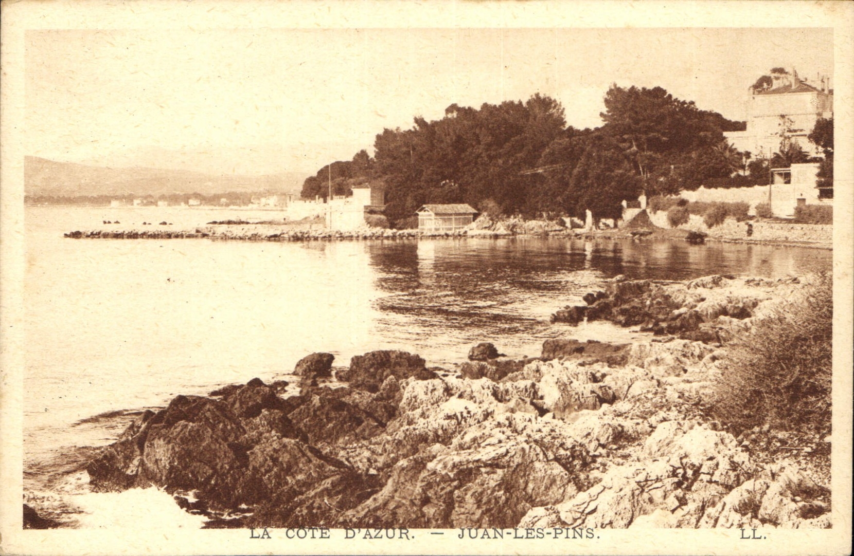 CPA La Cote d'Azur Juan Les Pins 