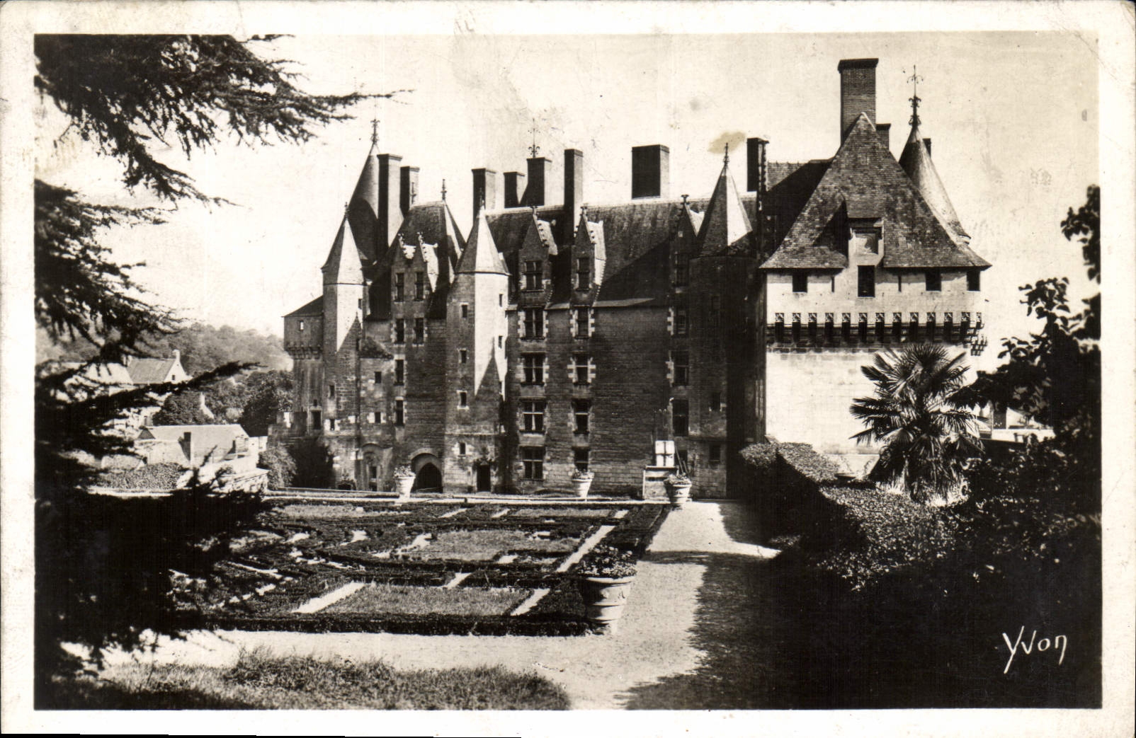 CPA La Douce France Chateaux de la Loire Chateaux de Langeais