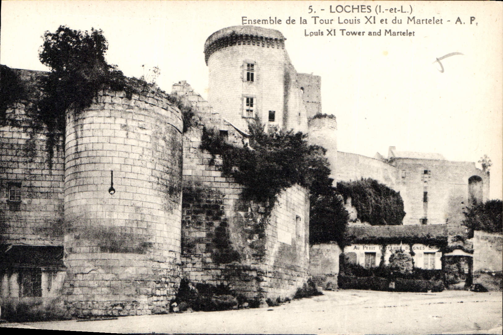 CPA Loches Ensemble de la Tour Louis XI et du Martelet 