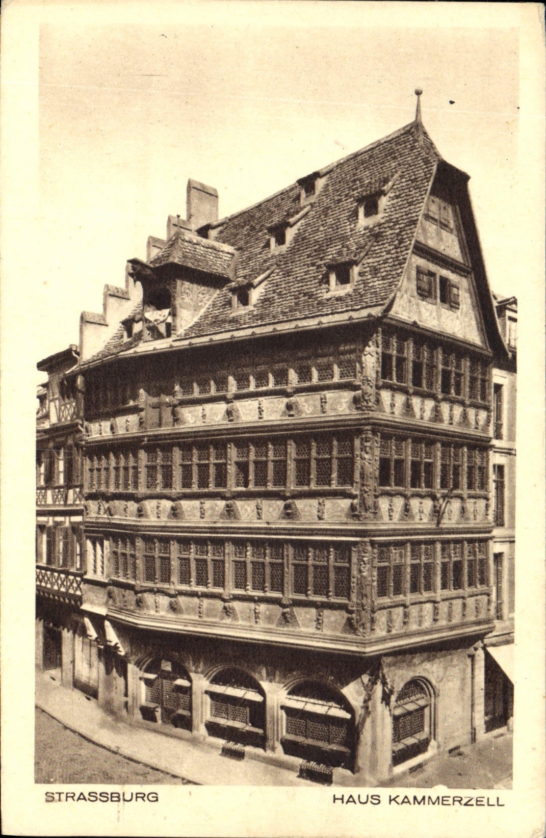 CPA Strasbourg Haus Kammerzell 