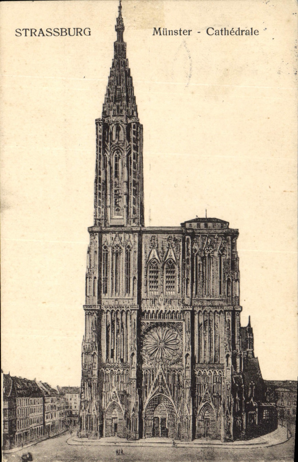 CPA Strasbourg Minister Cathedrale 