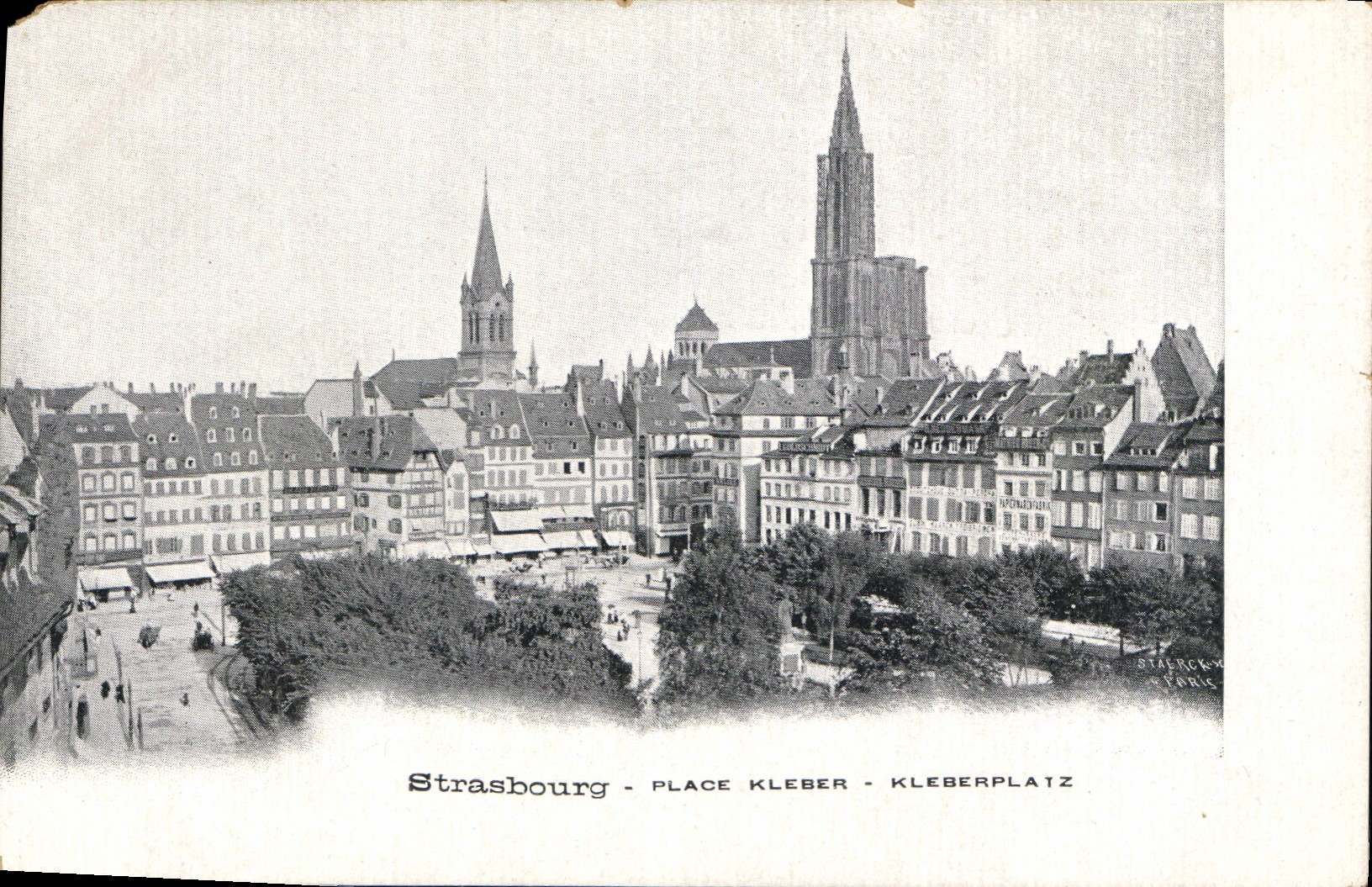 CPA Strasbourg Place Kleber Kleberplatz 