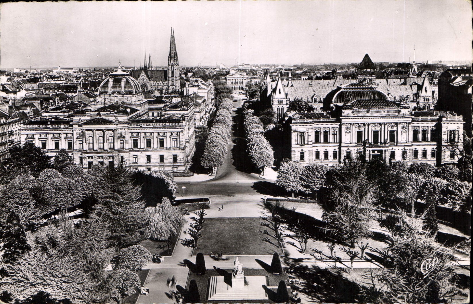 CPA Strasbourg Vue vers l'universite 