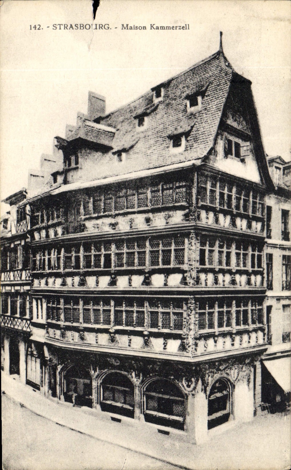 CPA Strasbourg Maison Kammerzell 