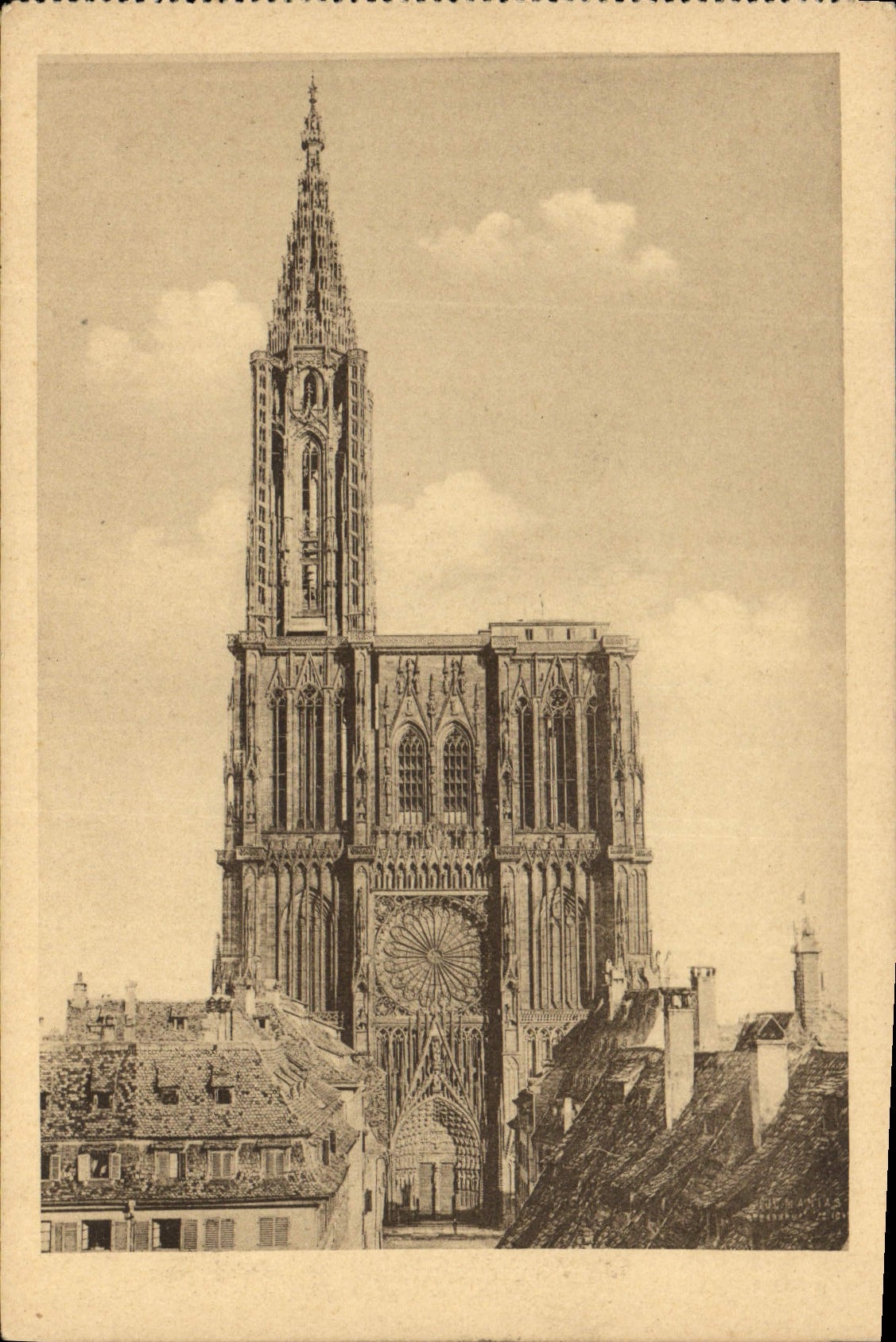 CPA Strasbourg La Cathedrale 