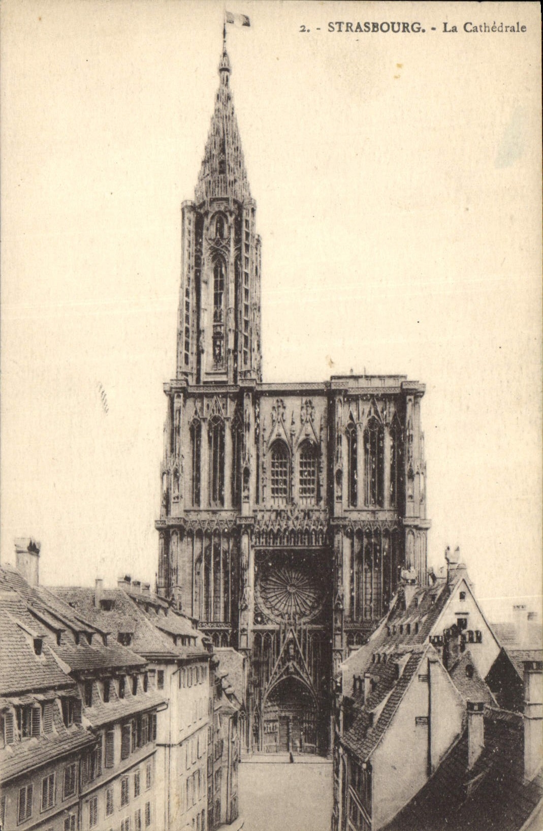 CPA Strasbourg la Cathedrale 