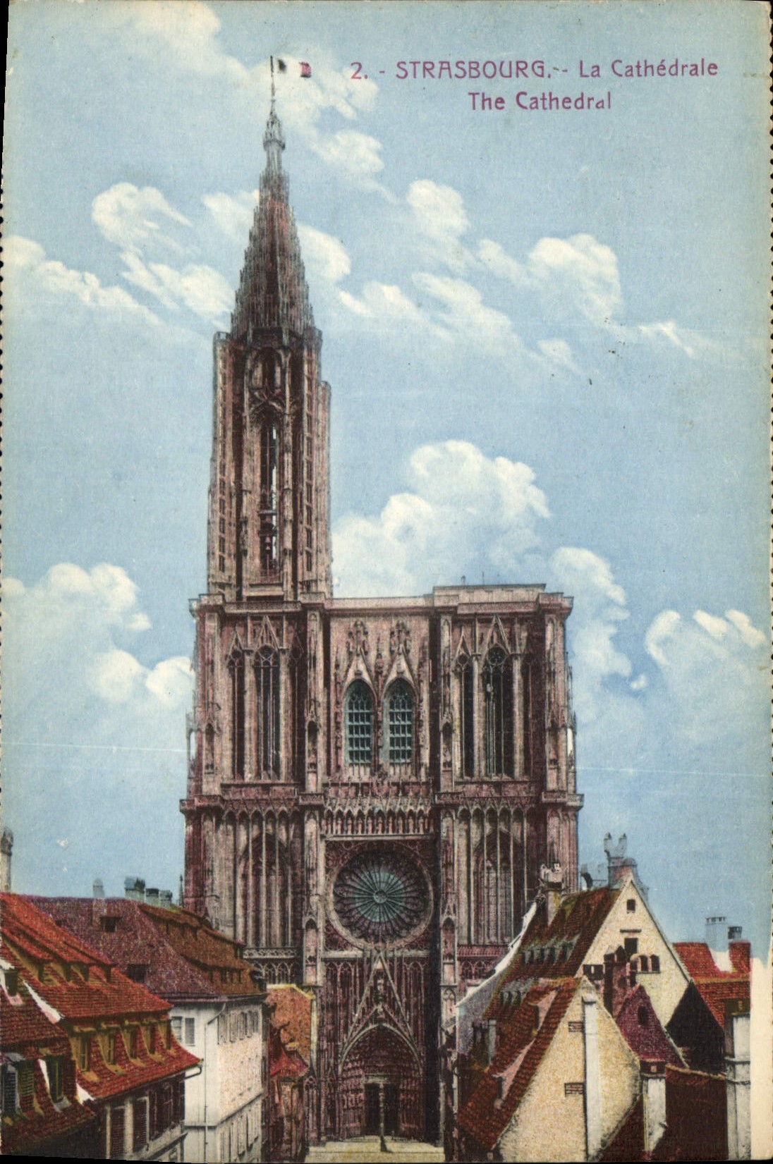 CPA Strasbourg la Cathedrale 