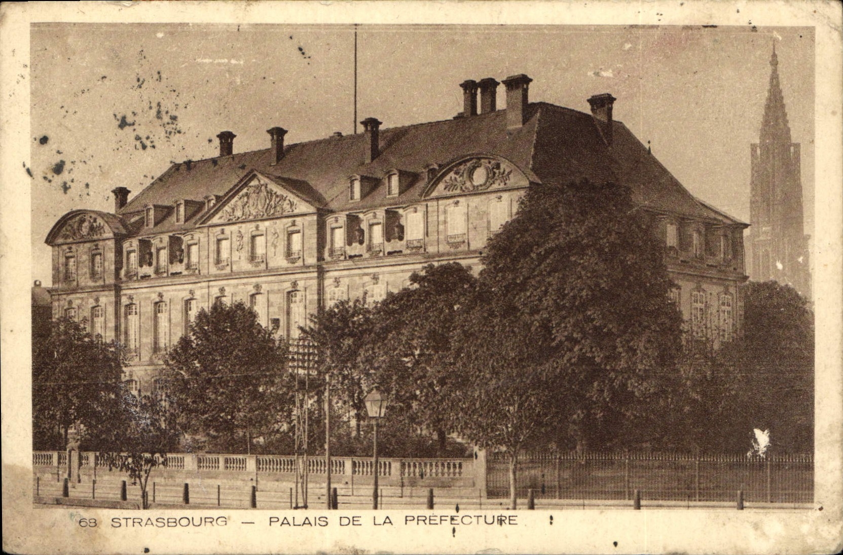 CPA Strasbourg Palais de la Prefecture  