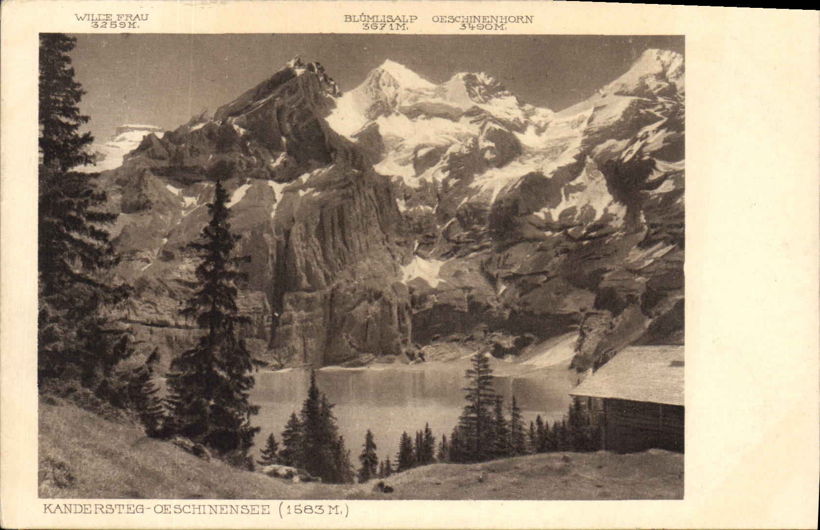 CPA Kandersteg Oeschinensee 1583 