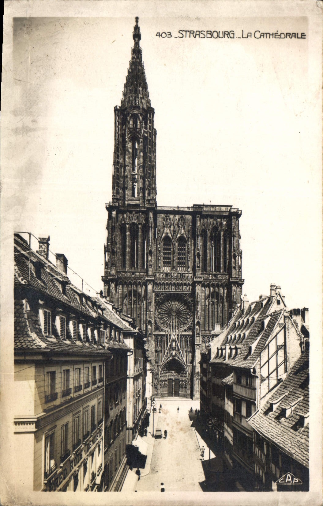 CPA Strasbourg La Cathedral 