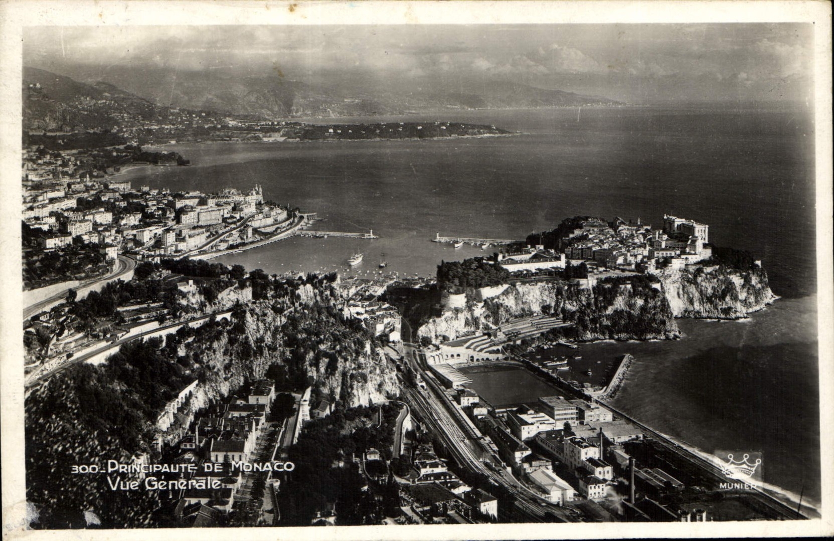 CPA Principaute de Monaco vue generale 