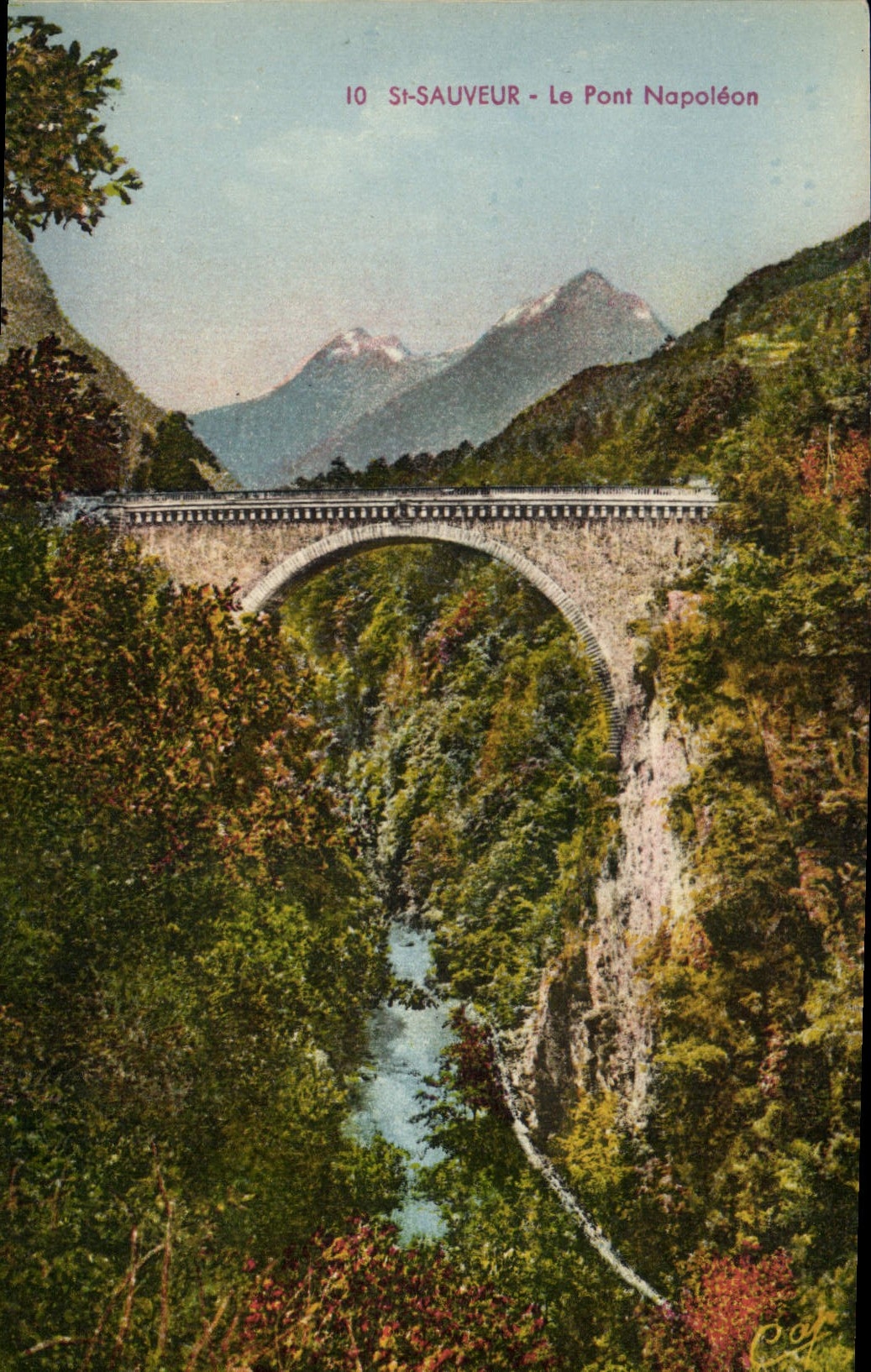 CPA St Sauveur Le Pont Napoleon