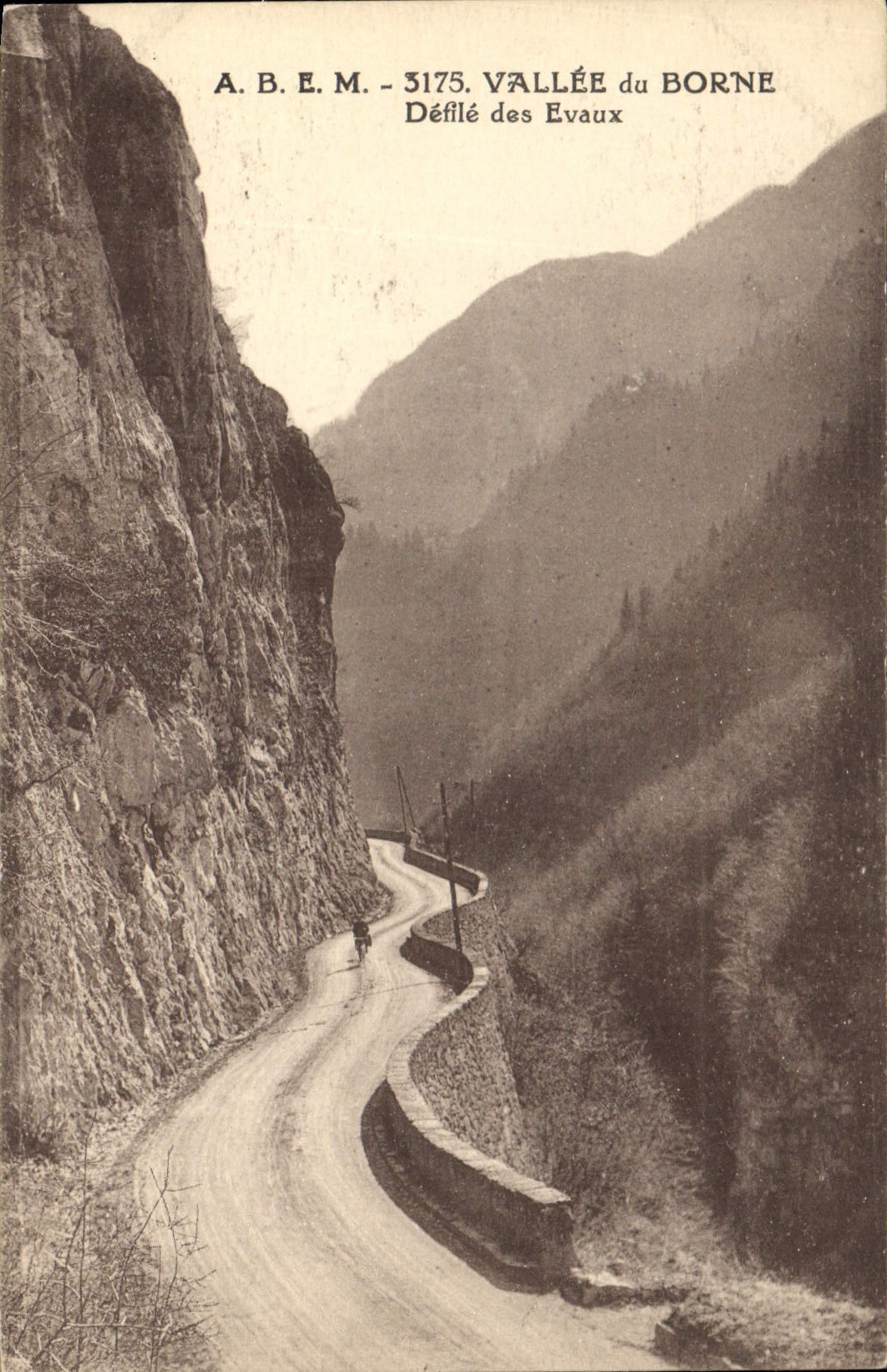 CPA Vallee du Borne Defile des Evaux 