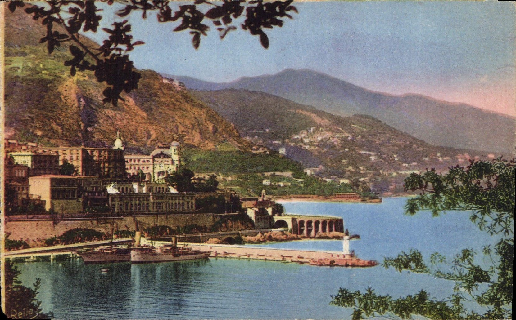 CPA Monte Carlo et le Port 