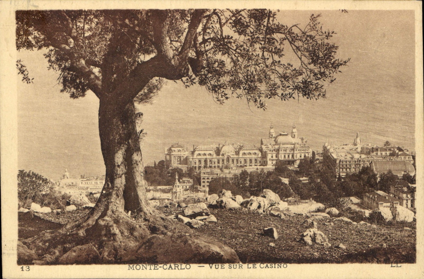 CPA Monte Carlo Vue sur le Casino 