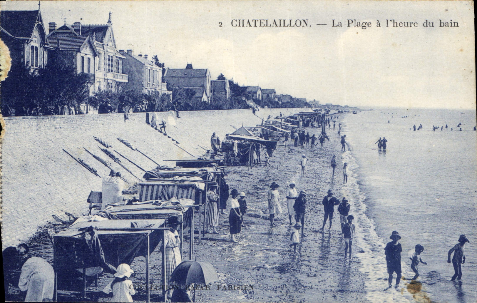 CPA Chatelaillon La Plage a Pheure du Bain 