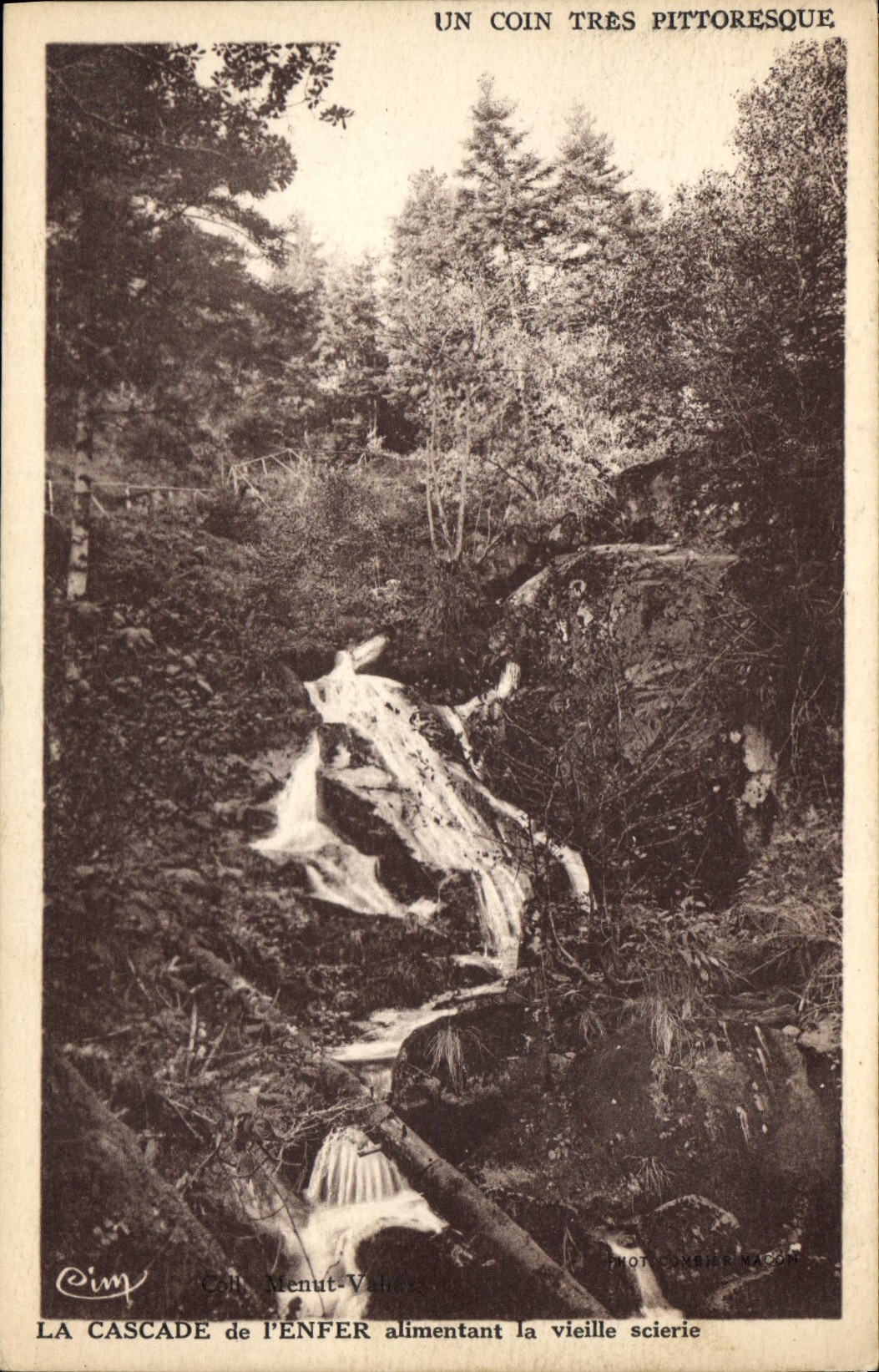 CPA La Cascade de l'Enfer alimentat la vieille scierle