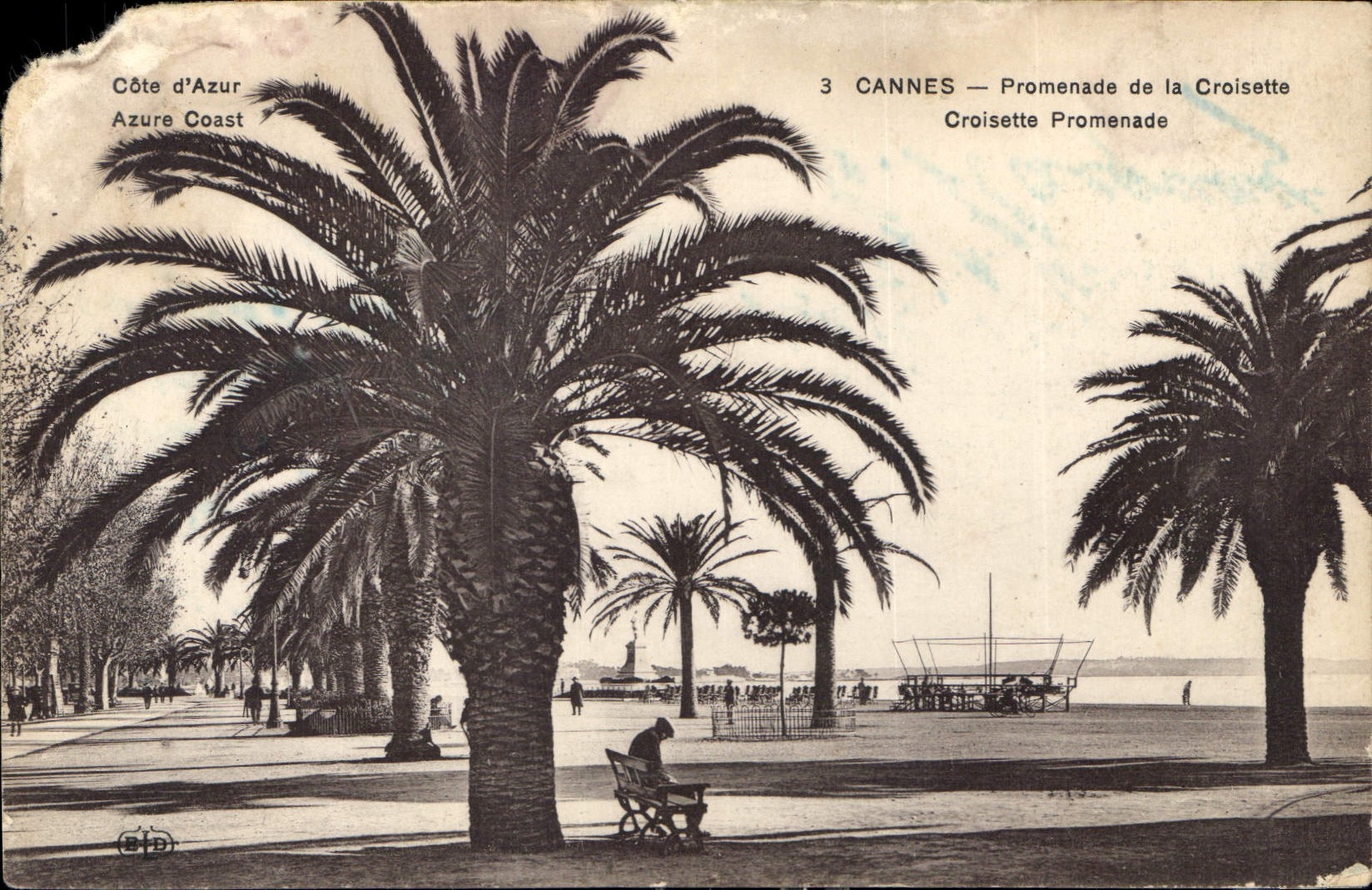 CPA Cannes Promenade de la Croisette 