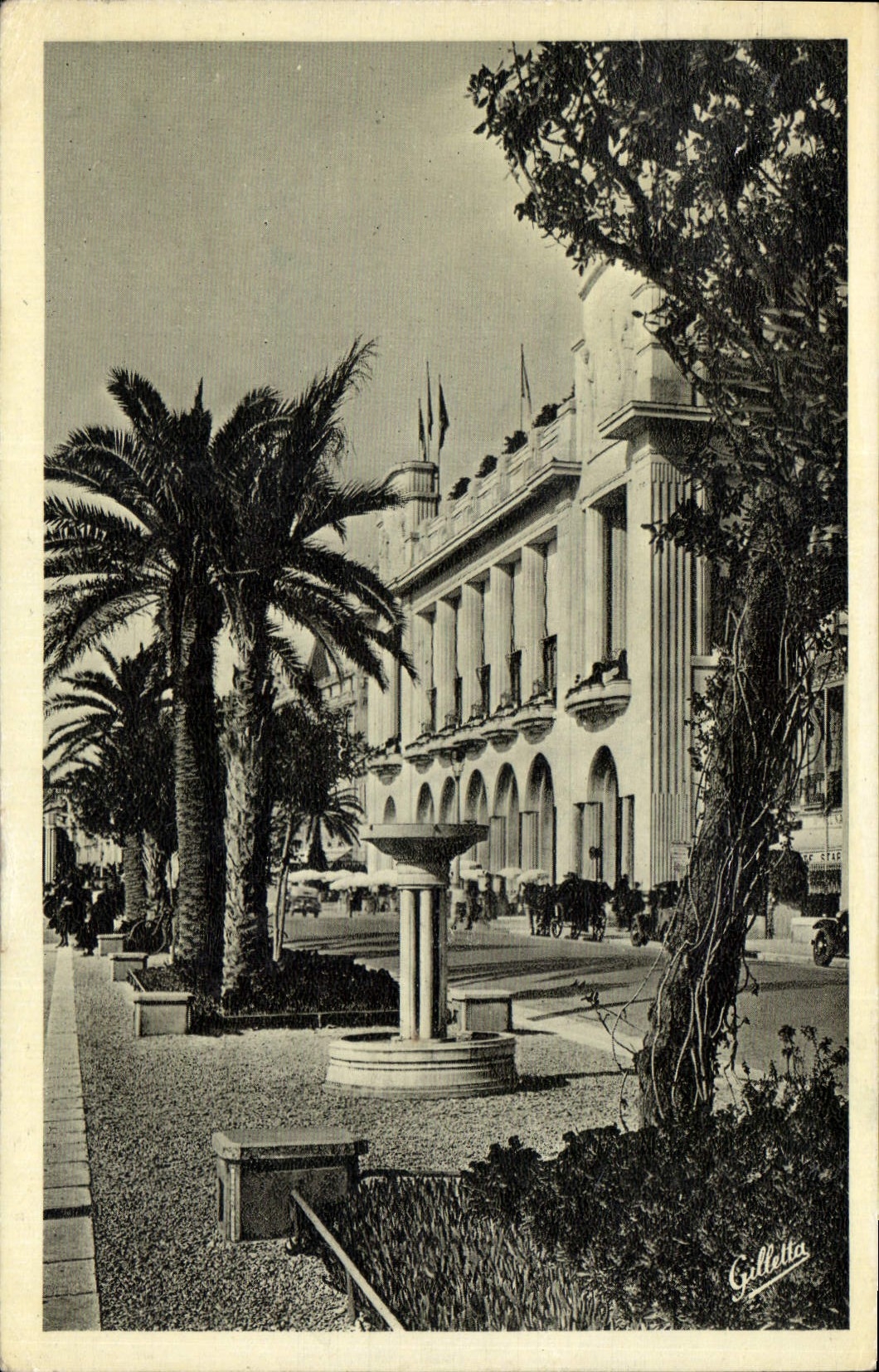 CPA Nice Palais de la Mediterranee 