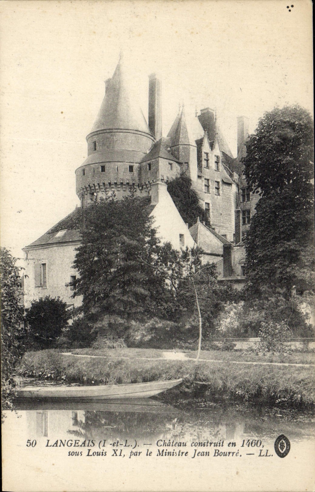 CPA Langeais Chateau construit en 1460