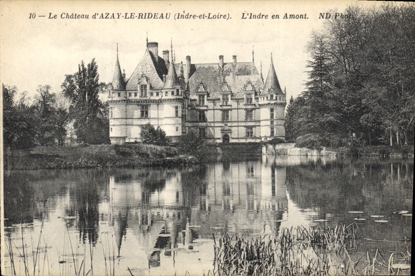 CPA Le Chateau d'Azay Le Rideau l'Indre en Amont