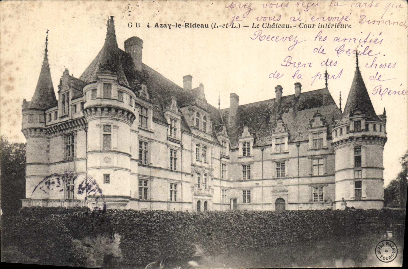 CPA Azay le Rideau Le Chateau 