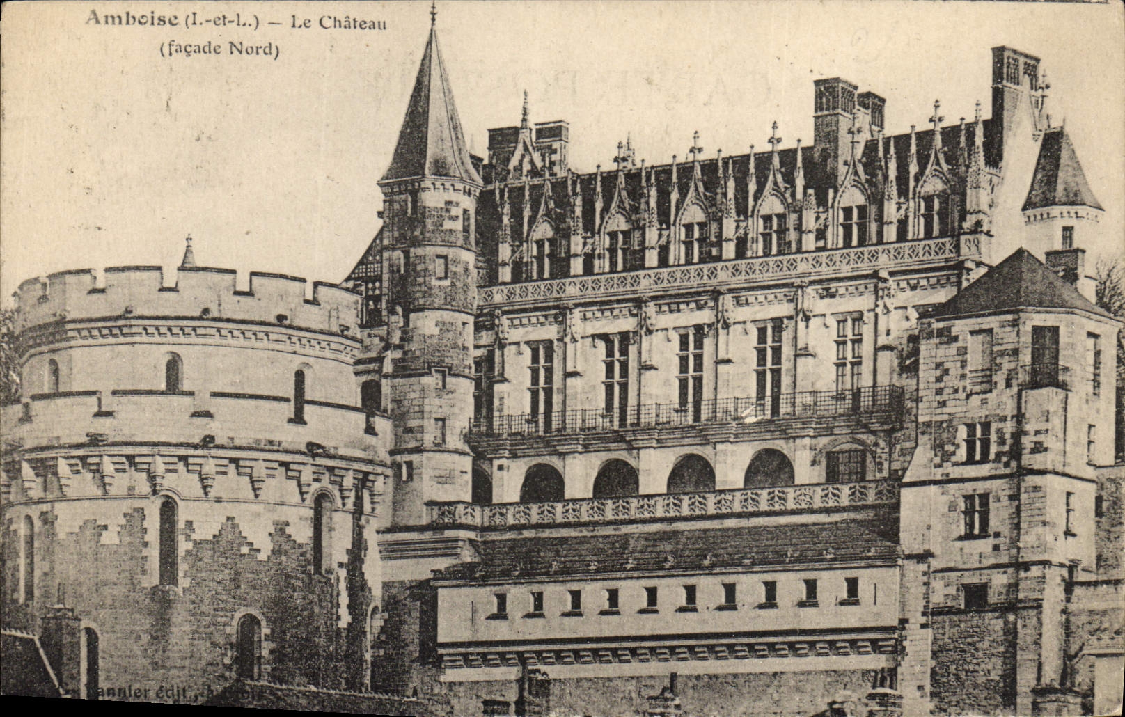 CPA Amboise Le Chateau facade nord 