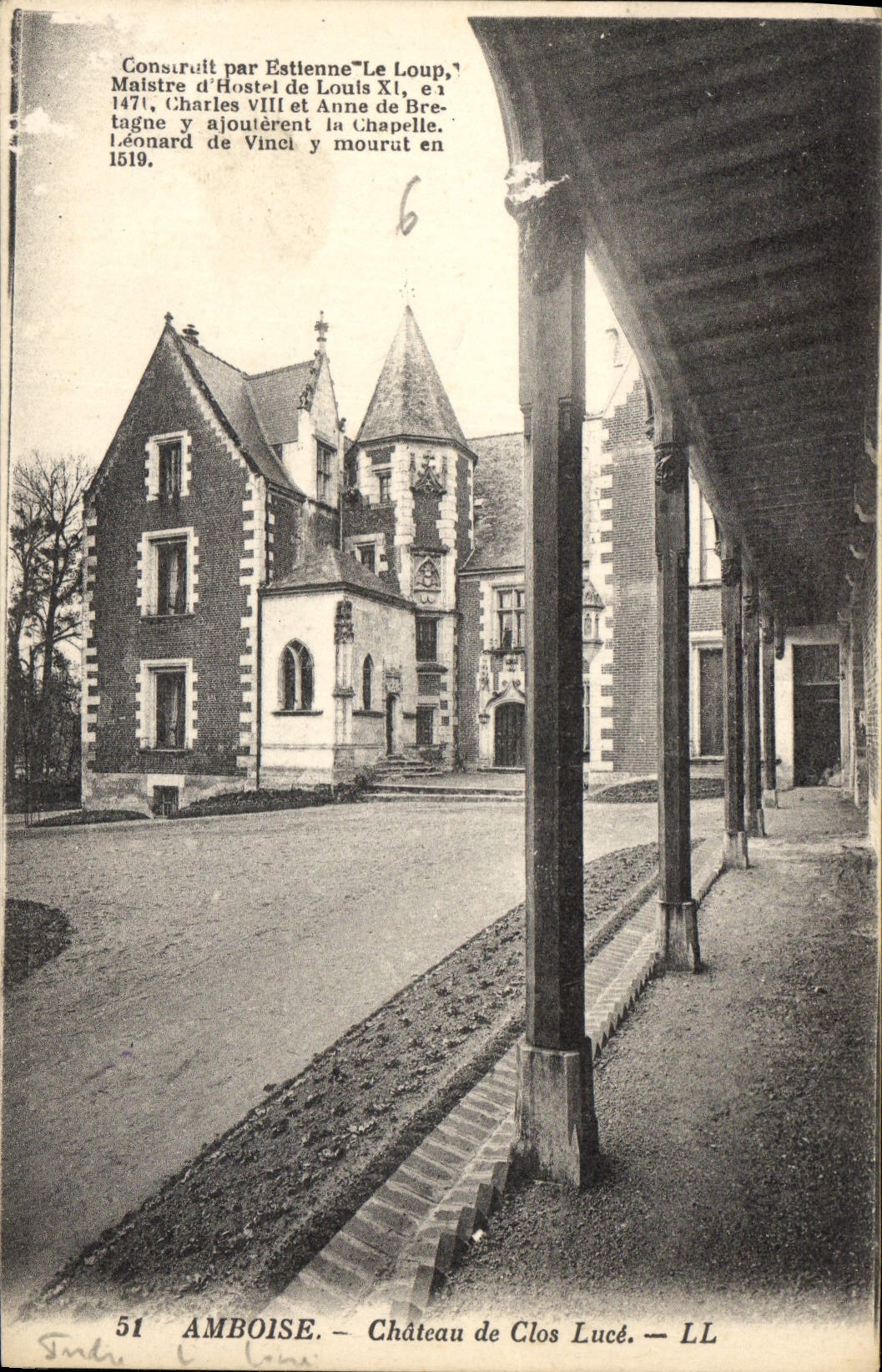 CPA Amboise Chateau de Clos Luce 