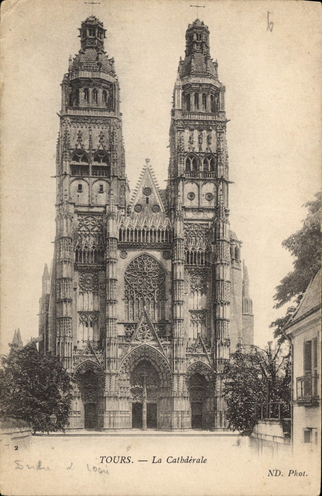 CPA Tours La Cathedrale 
