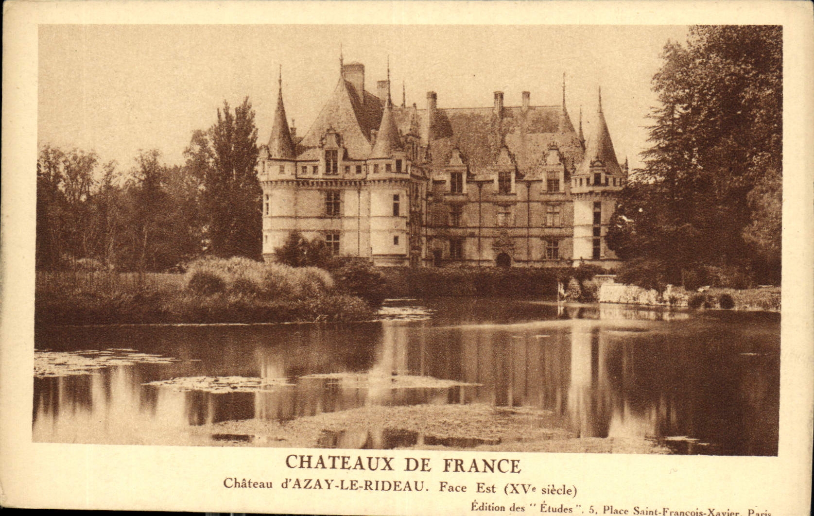 CPA Chateau d'Azay le Rideau 