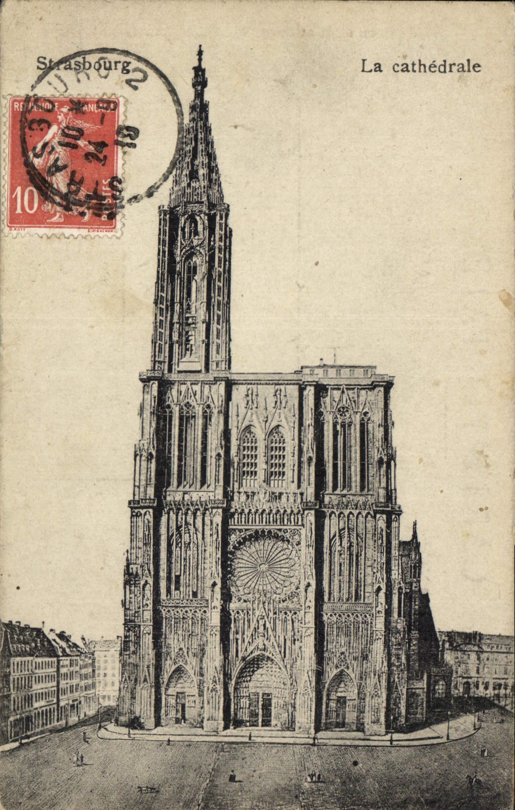 CPA Strasbourg La Cathedrale 