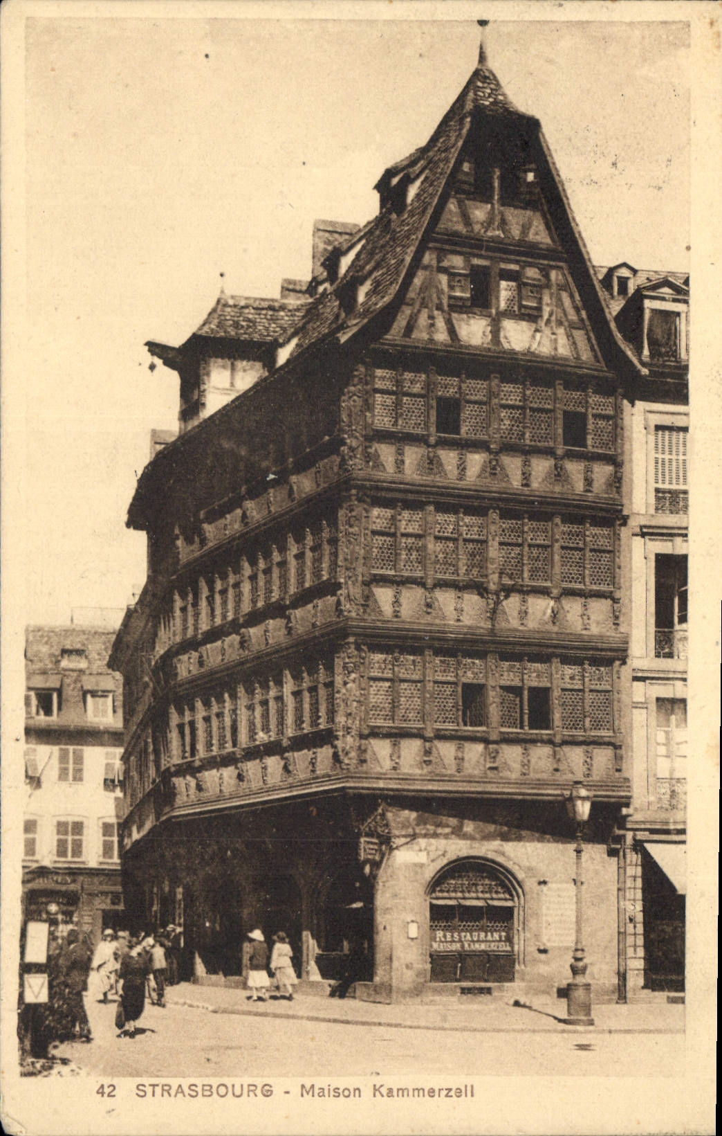 CPA Strasbourg Maison Kammerzell 