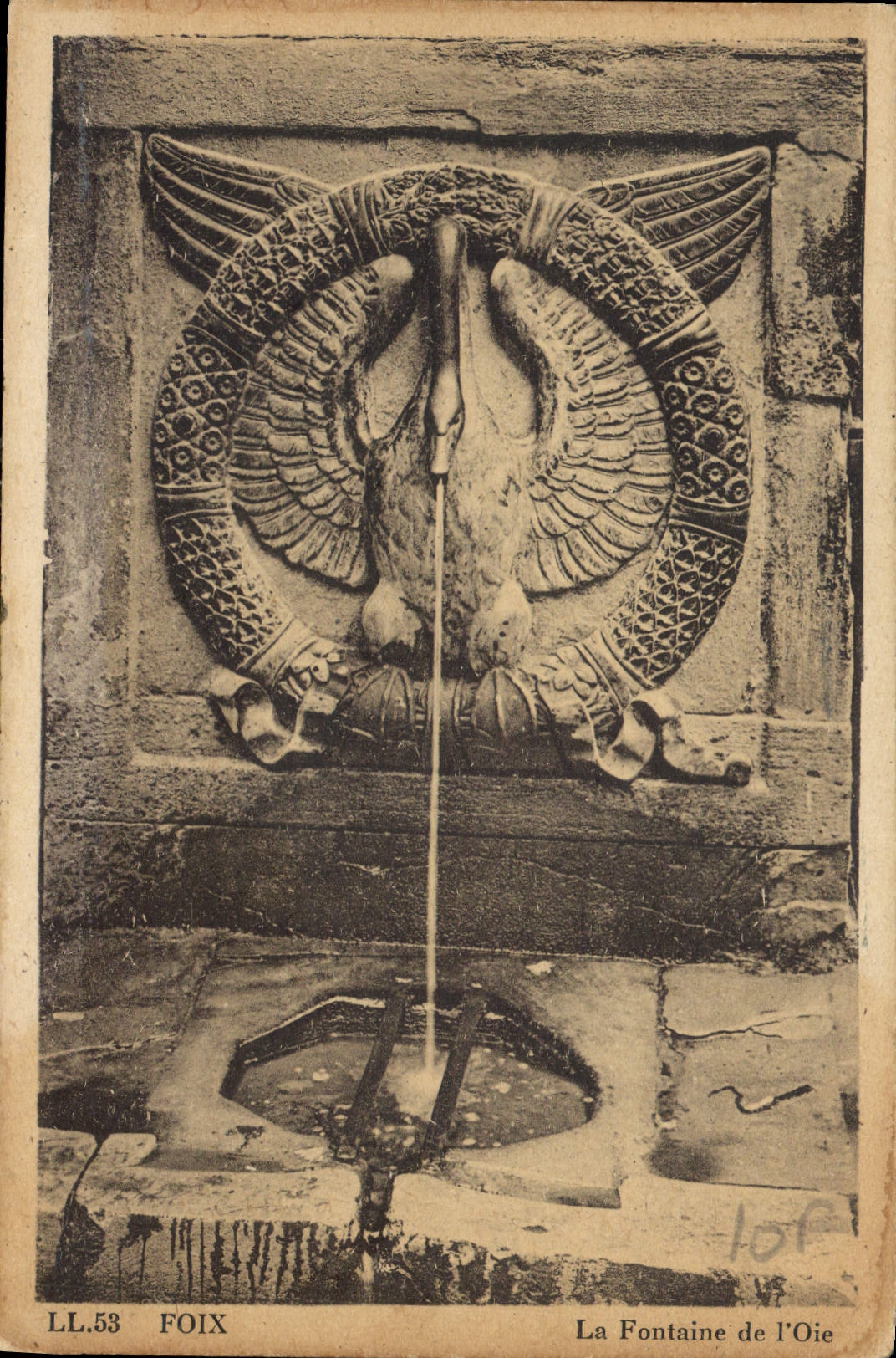 CPA Foix la Fontaine de l'Oie 