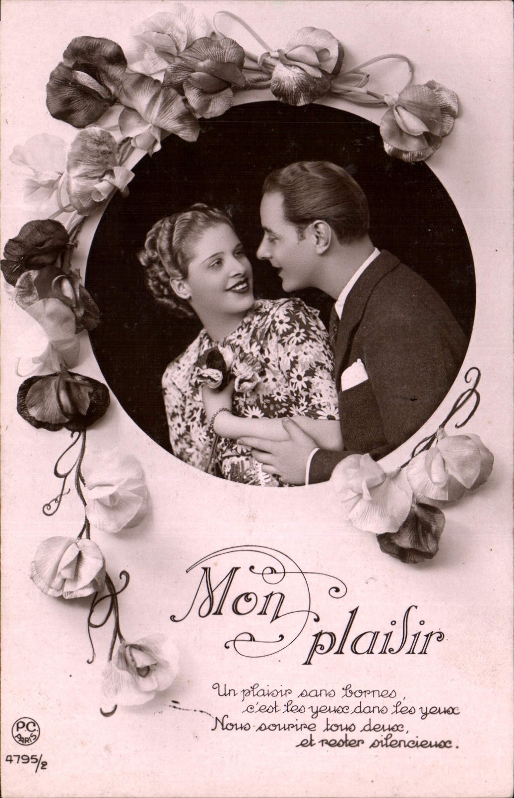 CPA Mon Plaisir Femme