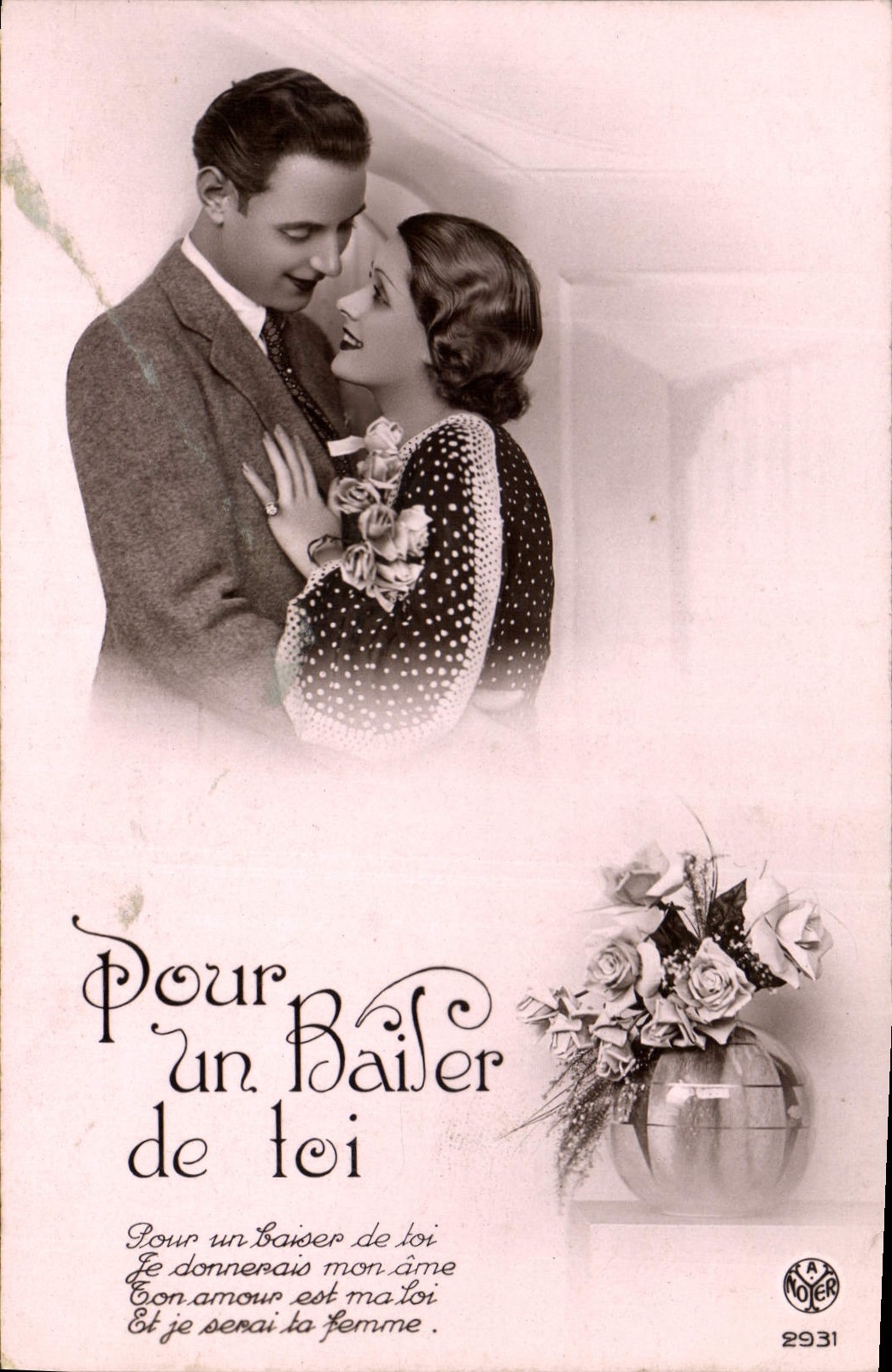 CPA Pour Un Bailer de toi Femme